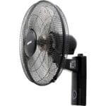 Geepas GF9483 16-Inch Wall Fan - 3 Speed Settings with 2 Pull String Cords | 5 Leaf Blades | Perfect for Home, Work Room or Office Use