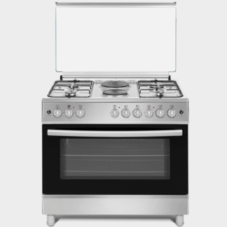 Titan 90x60cm 4 Gas + 2 Electric Freestanding Cooker w/ Electric Oven, TN-FC9420XBS