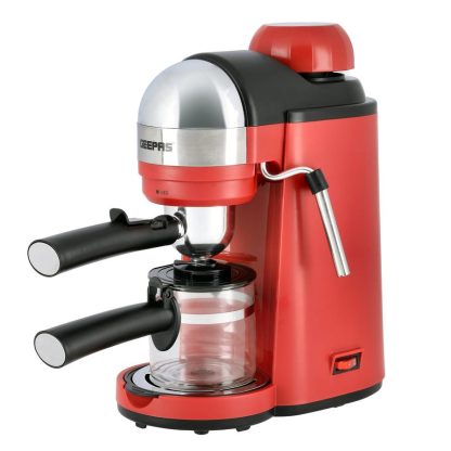 Geepas Espresso Coffee Maker, 0.24L Capacity, SS Filter | GCM41513