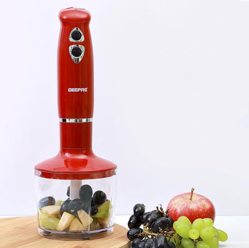 Buy Geepas GHB6136 400W Hand Blender Stainless Steel Blades with 2