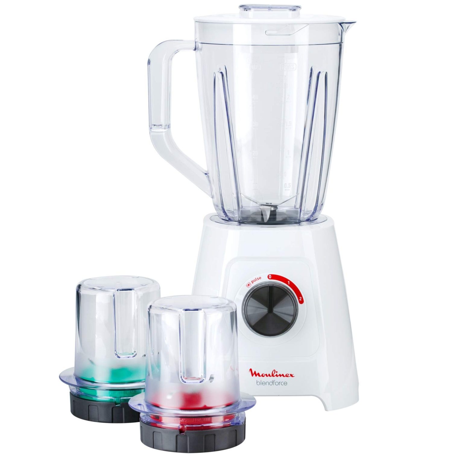 Buy Moulinex Blender BlendForce 2, 600 Watts with 4 blades LM423127