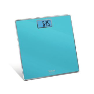 Tefal Classic Bathroom Scale, Automatic ON/OFF, Tempered Glass, Turquoise,  PP1503V0