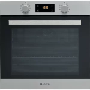 Ariston Built-in Electric Oven: 60cm, Self Cleaning, 71 Litre, FA3 841 H IX A