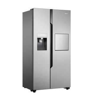 Hisense 700 Litre Side-By-Side Fridge Freezer with Water Dispenser & Ice Maker, RC70WS4SB1
