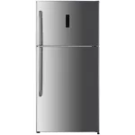 Hisense 715 Liters Two Door Top Freezer Refrigerator, Frost Free, A+, Stainless Steel, RT715N4ACB
