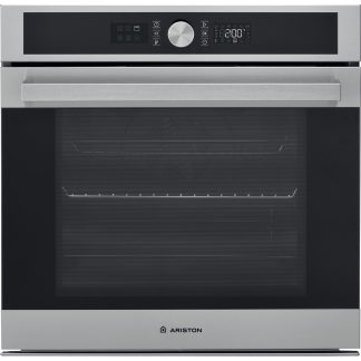 Ariston Built-in Electric Oven: 60cm, Oven Fan, 71 Litre, Multifunction, 60°-250°, Digital Display with Touch Controls, FI5 851 C IX A