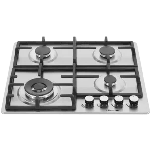 Hisense 58cm Built-in Gas Hob, 4 Burners, HHU60GAGR