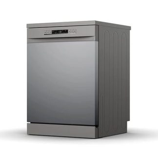 Hisense 13 Place Settings (13kg) Freestanding Dishwasher, Titanium Grey, HS622E90G