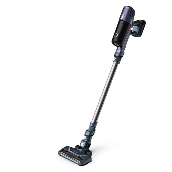 Tefal X-PERT 6.60, Cordless Stick Vacuum Cleaner, 0.55L Dust Container, Allergy Kit, 100 Watts, Purple/Grey, TY6837HO