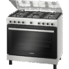 Bosch 90cm Freestanding Cooker; 5 Gas Burners + Gas Oven, HGVDF0V52S, Inox