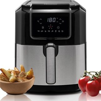 Hisense 6.3 Litre Air Fryer, 1700 W, with LED Display and Touch Control (H06AFBS1S3)