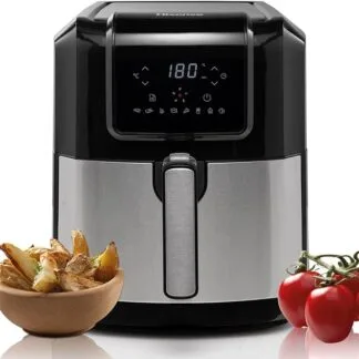 Hisense 6.3 Litre Air Fryer, 1700 W, with LED Display and Touch Control (H06AFBS2S3)
