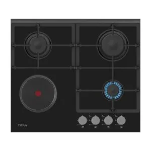 Titan Built In 3 Gas + 1 Electric Hob, TN-BIH6310BA