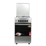 Blueflame Cooker, 50x50cm, 3 Gas Burners + 1 Electric Plate, Stainless Steel, Inox), C5031E – I