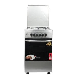 Blueflame Cooker, 50x50cm, 3 Gas Burners + 1 Electric Plate, Stainless Steel, Inox), C5031E – I