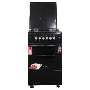Blueflame Cooker, 50x50cm Full Gas (4 Burners), Black, C5040G–B