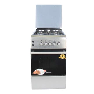 BlueFlame Cooker, 50x60cm 4 gas burners with gas oven, inox – stainless steel, NL6040G