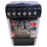 Klass 50x60 Freestanding Cooker, 4 Gas Burners with Gas Oven (4TTE  5640 BKL)