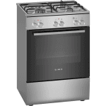 Bosch 60x60cm Cooker 3 Gas + 1 Electric - HXA050F50S, Stainless Steel