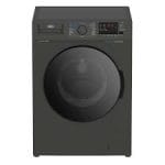 Beko 8kg Front Load Washing Machine, BAW386 UK; A+++, 1200 RPM, SteamCure, ProSmart Inverter Motor, AquaFusion, Manhattan Grey