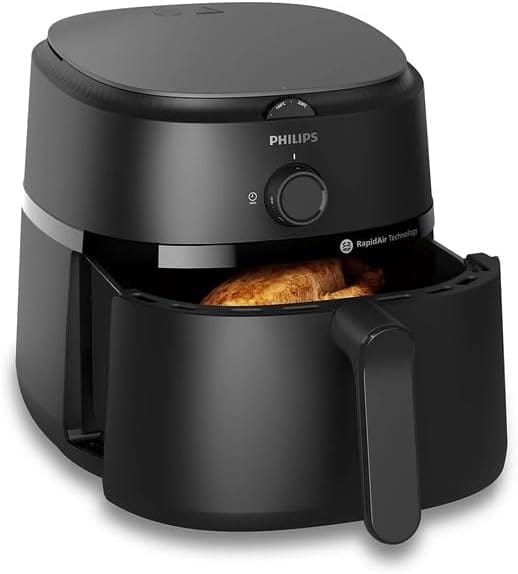 Philips Airfryer XL - 6.2L, 1700W, Analogue, 12 Cooking Functions, Rapid Air Technology, Black - NA130/00 - Image 2
