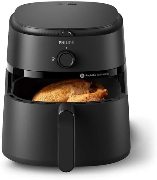 Philips Airfryer XL - 6.2L, 1700W, Analogue, 12 Cooking Functions, Rapid Air Technology, Black - NA130/00 - Image 3