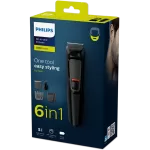 Philips Multigroom Series 3000 – MG3710/15 6‑in‑1 Precision Face Trimmer