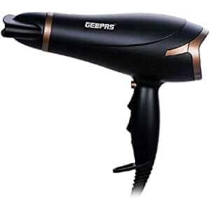Geepas GH8643 Hair Dryer - 2-Speed & 3 Temperature Settings 2200W, Cool Shot Function For Frizz Free Shine Detachable Cap