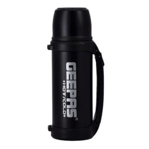 Geepas GSVB4112 Vacuum Flask, Stainless Steel Vacuum Bottle 1.8L Keep Hot & Cold Antibacterial topper & Cup - Perfect for Outdoor Sports, Fitness, Camping, Hiking, Office, School.