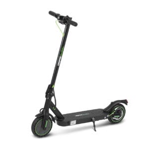 Geepas GeeBike 10" Electric Scooter with Suspension- GEST63087/ Smart and Fast, Foldable, Digital LED Display, Brake Lights/ Adjustable Speed Control