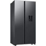 Samsung 578L Side-by-Side Refrigerator with Water Dispenser, SmartThings, AI Energy, Silver (RS57DG4100B4)