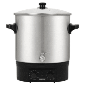 Geepas 27-Liter Electric Water Boiler, 2000w, Stainless Steel, Timer, Temperature Control, GK38077