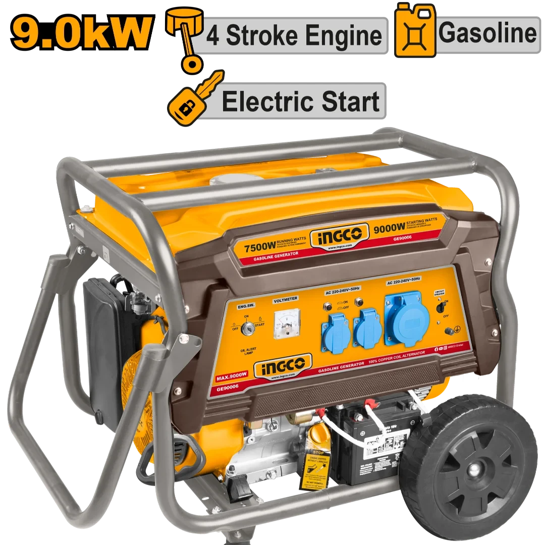 Ingco GE90006 9.0KW Gasoline Generator - Image 3
