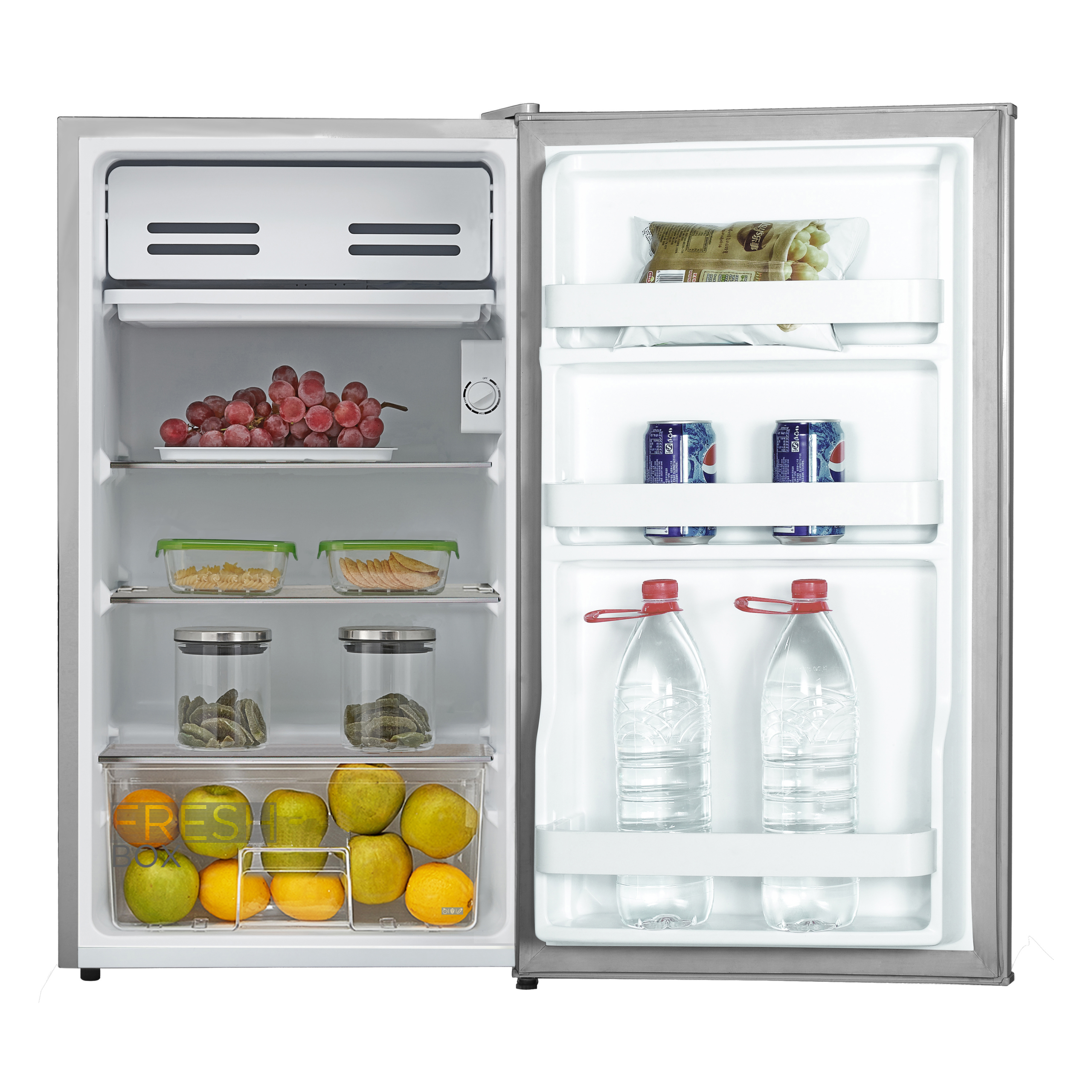 Midea 142L Single Door Retro Refrigerator White (Model: MDRD142SLE01) - Image 5