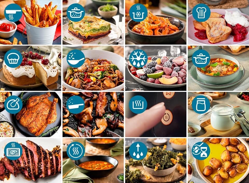 Philips Airfryer XL - 6.2L, 1700W, See-through Cooking Window, 16 Cooking Functions, Touchscreen, RapidAir Plus Technology, Black - NA332/09 - Image 10