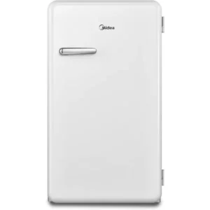Midea 142L Single Door Retro Refrigerator White (Model: MDRD142SLE01)
