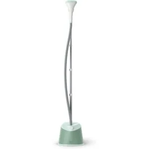 Philips Garment Steamer 1000 Series - 1600W, 1.8L Detachable Tank, 2 Steam Setting, 32 g/min, Compact Design, Desert Green - STE1010/76