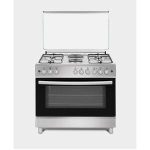 Duratek Cooker 4 Gas 2 Electric Wide Oven DTC9042STK