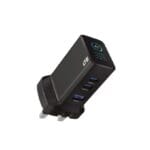 Powerology GaN 67W Multi-Port Fast Charging Adapter – Compact Universal USB-C PD Charging Solution