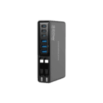 Powerology Univo 320W GaN Charging Station PD 100W Multi-Port Fast Charger for Laptops & Devices – Black