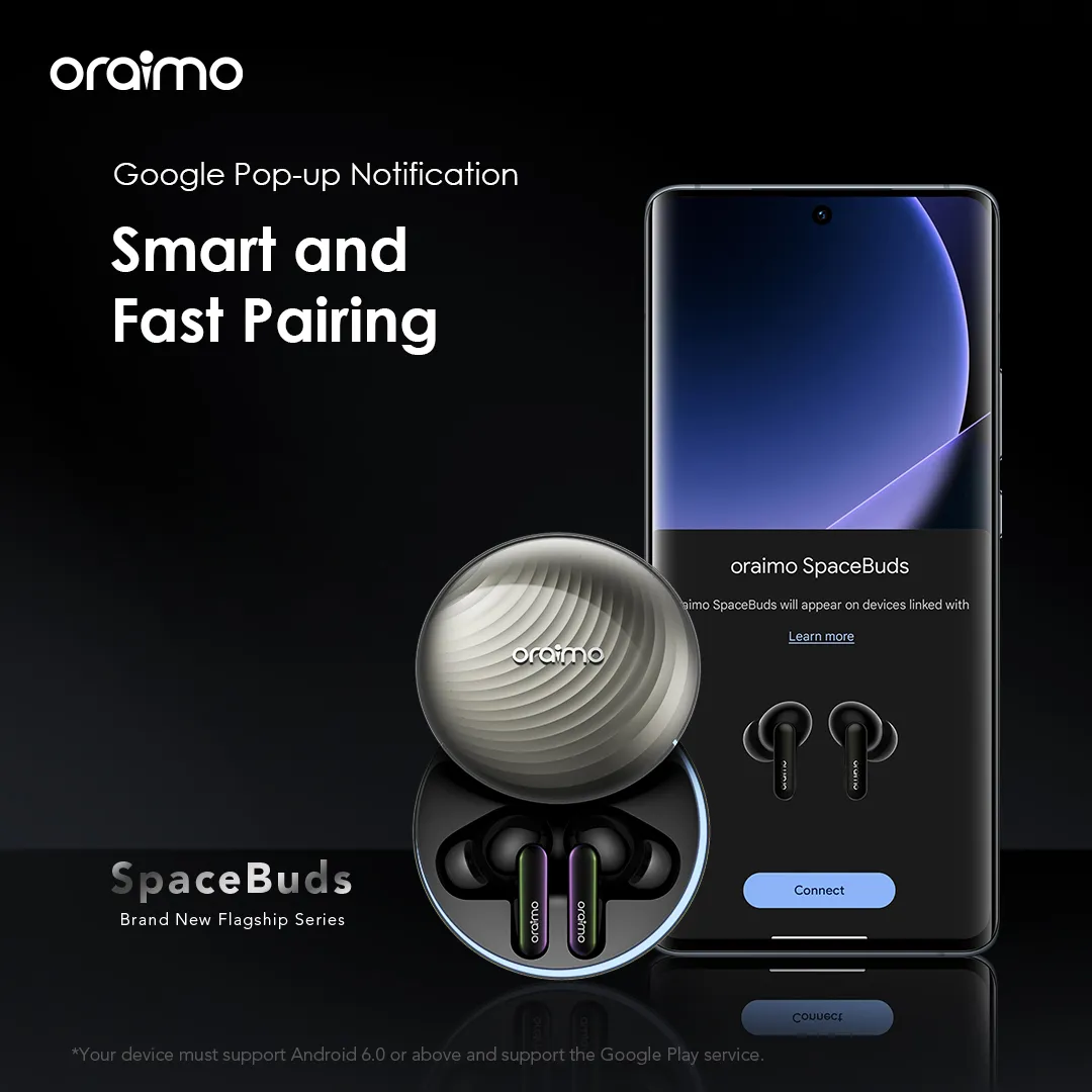 Oraimo OTW-630 SpaceBuds Hybrid ANC True Wireless Earbuds Customized Voice Prompt - Image 7
