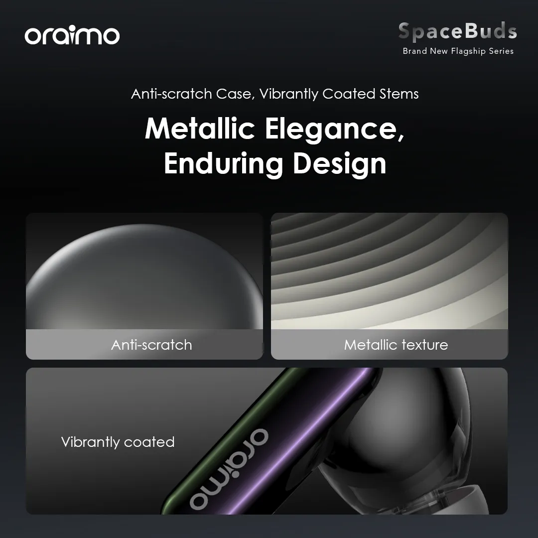 Oraimo OTW-630 SpaceBuds Hybrid ANC True Wireless Earbuds Customized Voice Prompt - Image 14