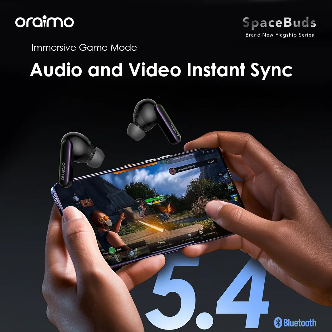 Oraimo OTW-630 SpaceBuds Hybrid ANC True Wireless Earbuds Customized Voice Prompt - Image 8