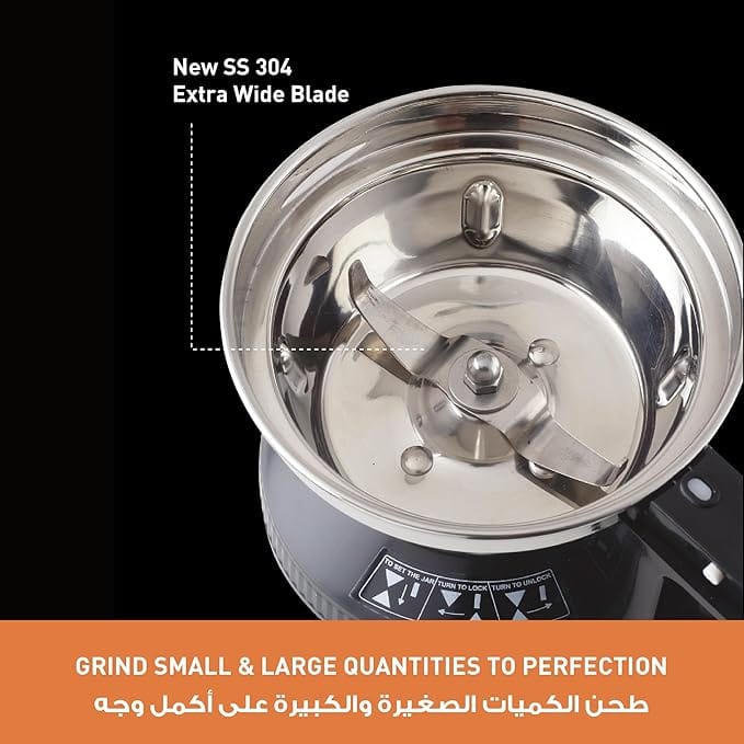 Panasonic 2000W Powerful Mixer Grinder with Double Safety Lock, 3 Multipurpose Jars - MX-AE365 - Image 7