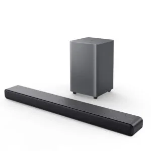 TCL S55H 2.1 Sound Bar with Wireless Subwoofer for Smart TV | Dolby Atmos DTS:X Auto Room Calibration| 220W Power Wireless Bluetooth Home Theater Audio | App Control & Remote Control