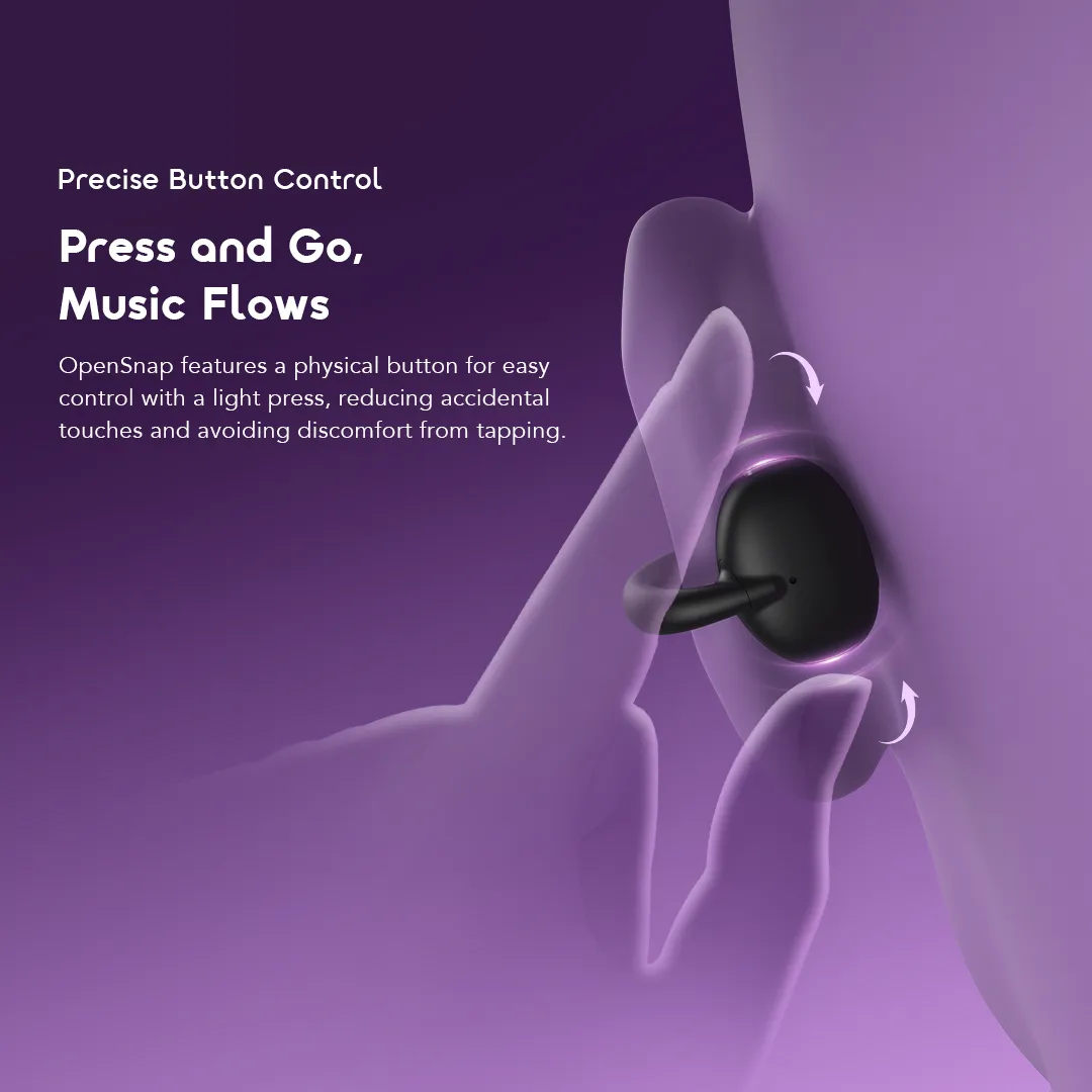 Oraimo OpenSnap Clip-On True Wireless Earphones - Image 5