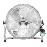 Geepas GF21196 18 Inch Industrial Metal Floor Fan | 150W Copper Motor| Durable Metal Blades | Adjustable Height | Robust Airflow | Energy Efficient