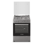 Titan 50x60cm Gas & Electric Cooker, 3 Gas + 1 Electric Burner, Electric Oven, Stainless Steel – TN-F65531XBS