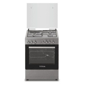 Titan 50x60cm Gas & Electric Cooker, 3 Gas + 1 Electric Burner, Electric Oven, Stainless Steel – TN-F65531XBS