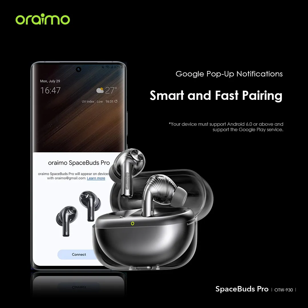 Oraimo SpaceBuds Pro Hybrid ANC True Wireless Earbuds - Image 5